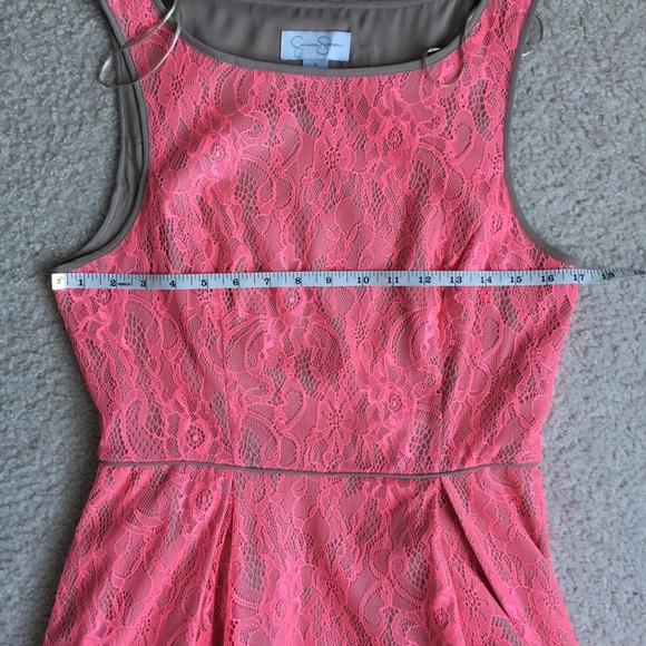 Jessica Simpson Pink Sleeveless Dress size 10 - Picture 8 of 12